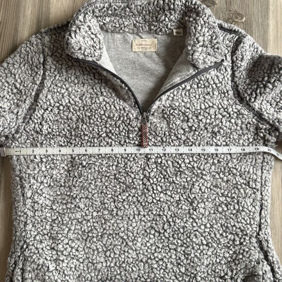 Original Weatherproof Vintage Gray Fleece Sherpa Jacket  Size Medium - Picture 7 of 9